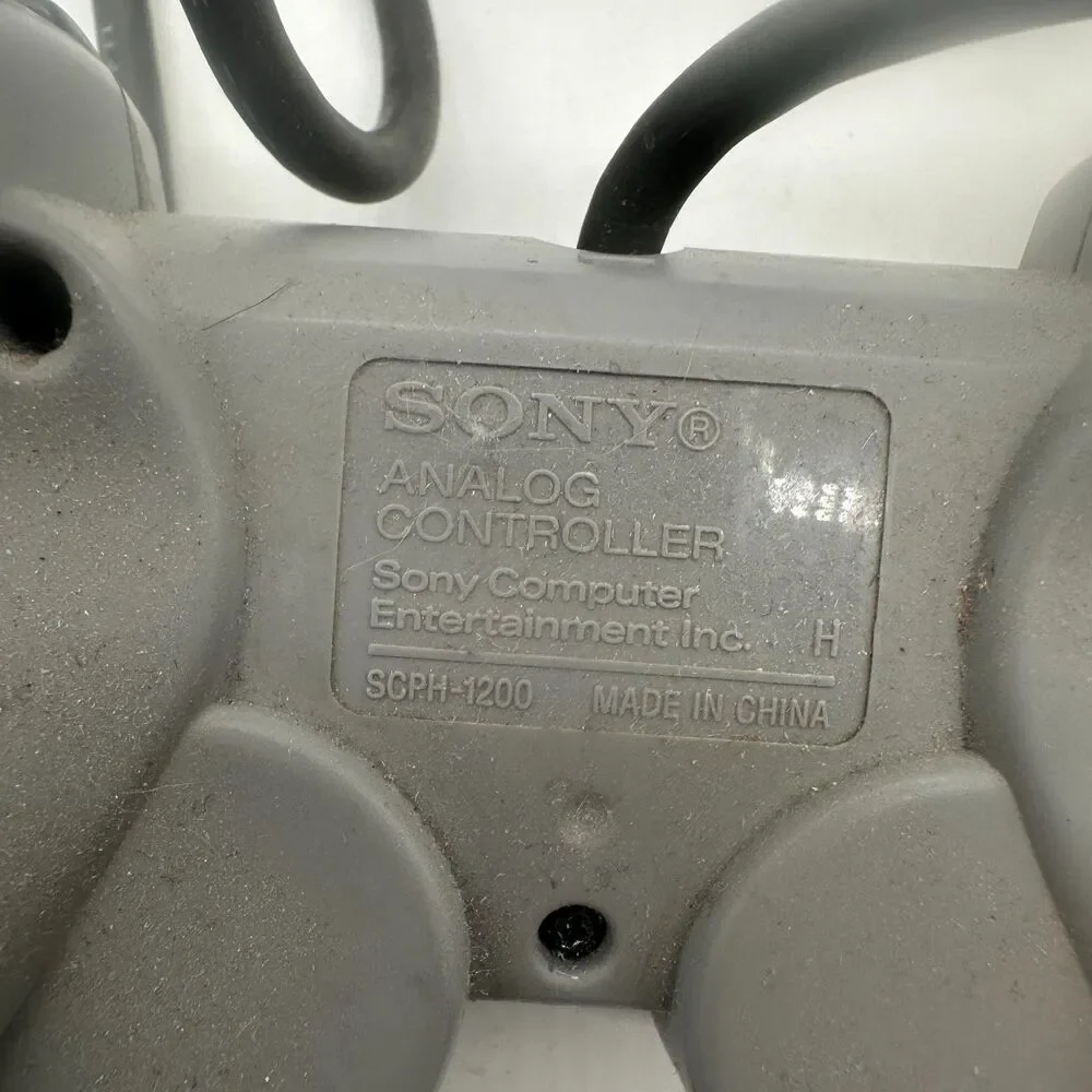 OEM Sony PlayStation 1 Dualshock Analog Controller SCPH-1200 GRAY